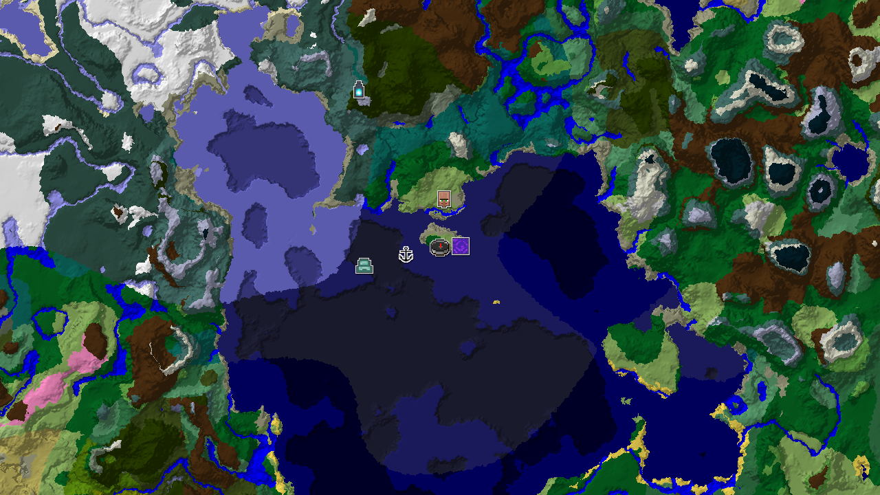 Ancient City near Spawn with Ocean and Taiga Biomes