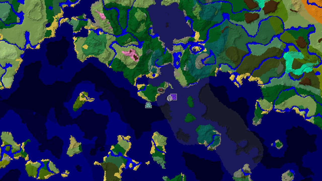 Forest Spawn with a Near Ocean Monument
