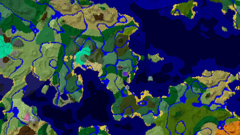 Ocean Monument and Jungle Near Spawn in a Lush World
