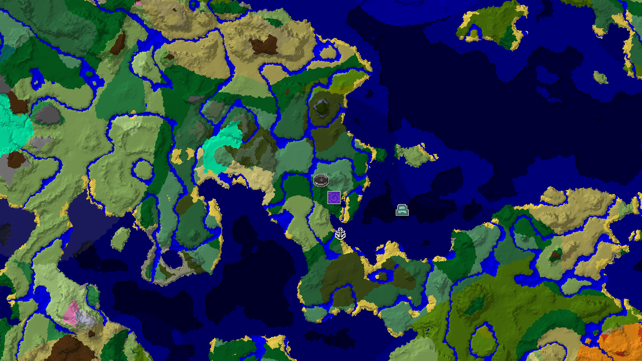 Ocean Monument and Jungle Near Spawn in a Lush World