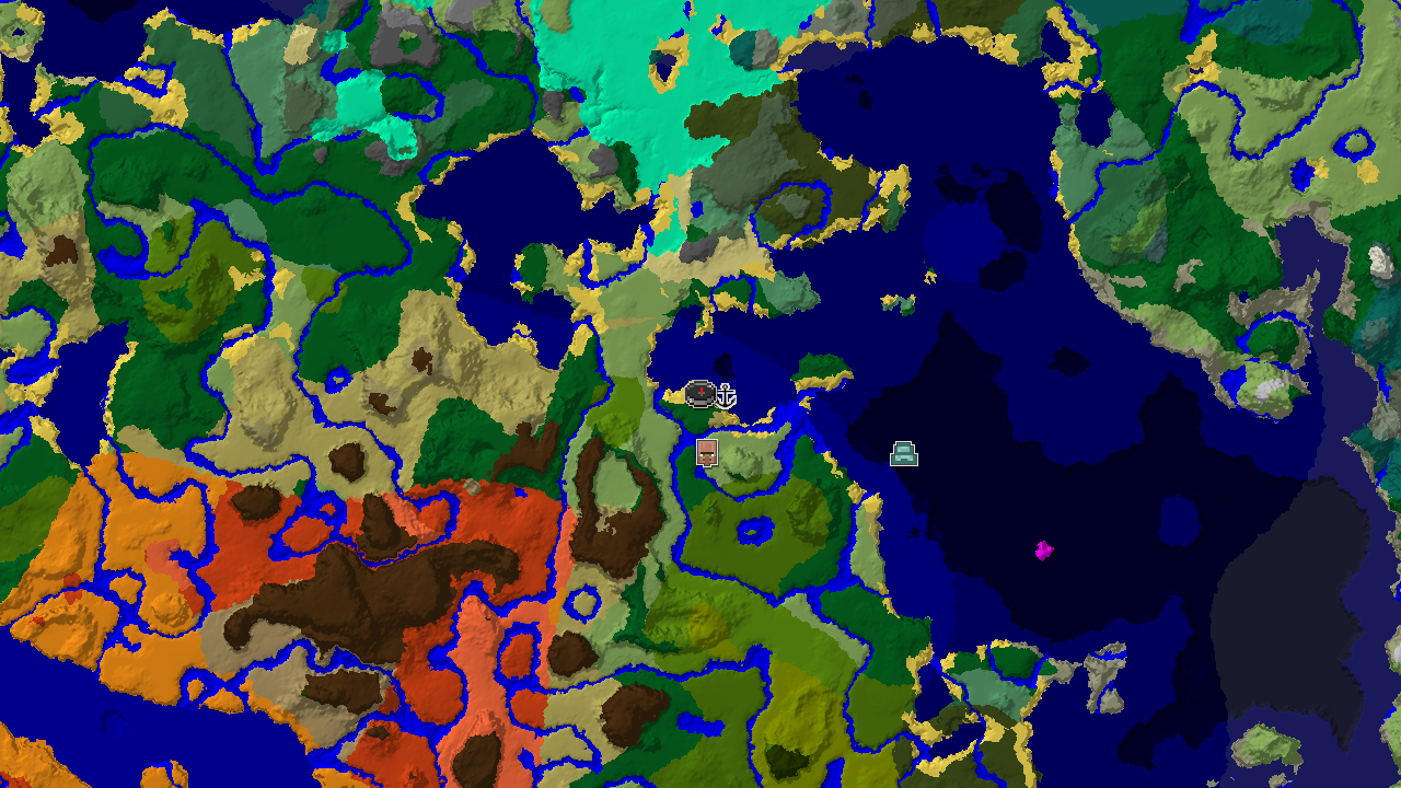 Waterside Village and Jungle Biomes Nearby