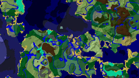 Taiga Spawn with Nearby Ocean Monument and Shipwreck