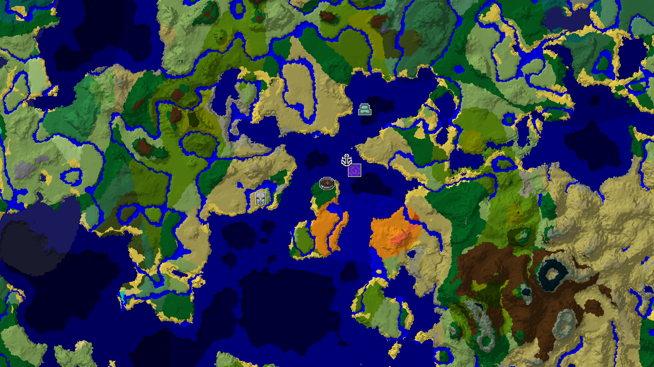 Ocean Monument and Jungle Near Forest Spawn