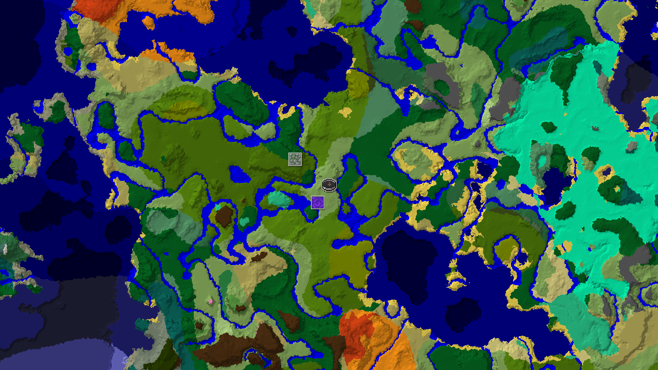 Jungle Temple and Diverse Biomes Near Spawn