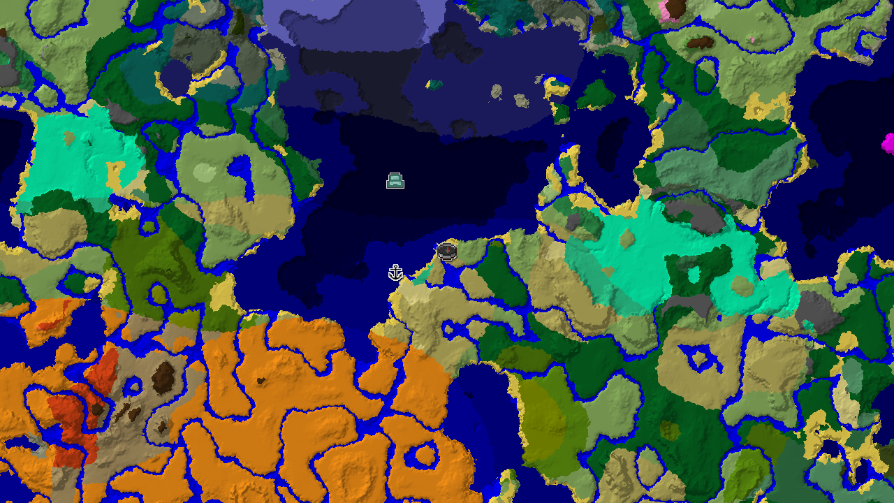 Spawn Near a Shipwreck, Monument, and Mangrove Swamp