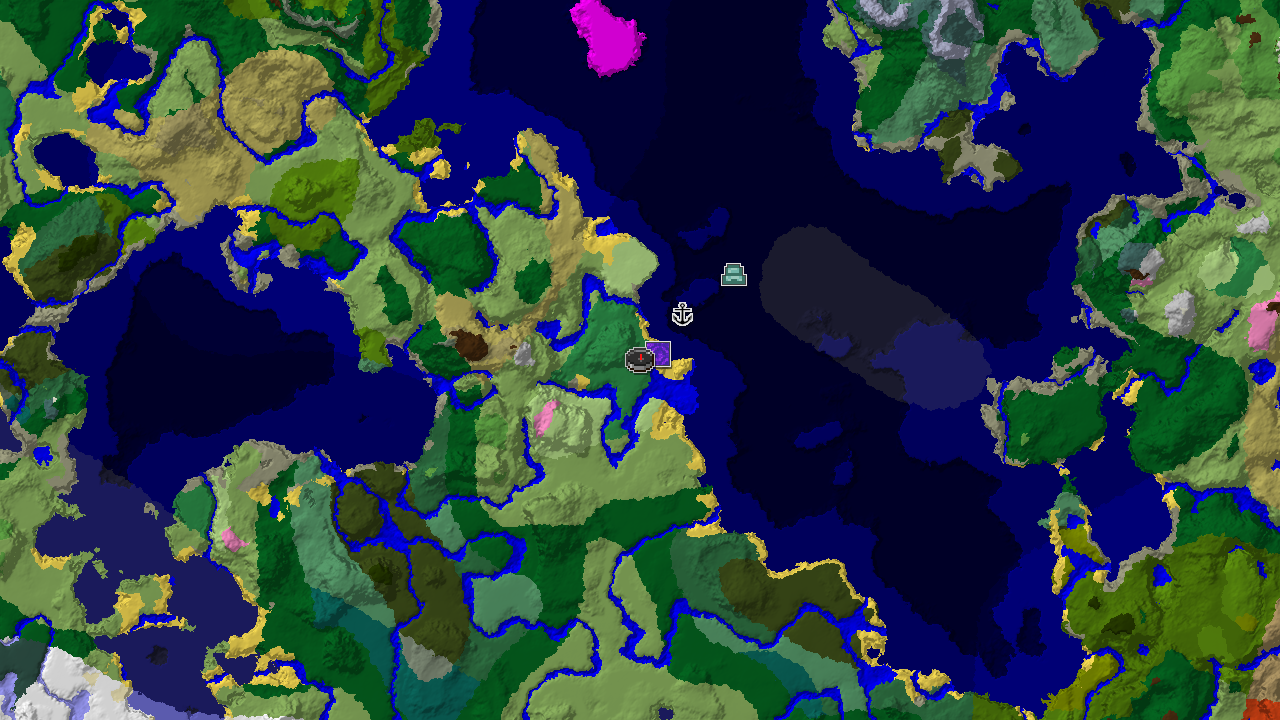 Flower Forest Spawn with Nearby Ocean Structures