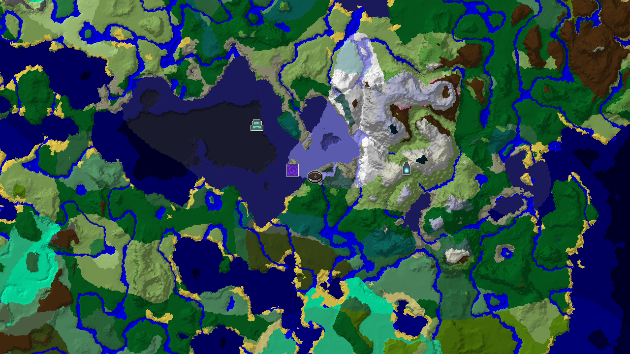 Ancient City Near Spawn in a Frozen Expanse