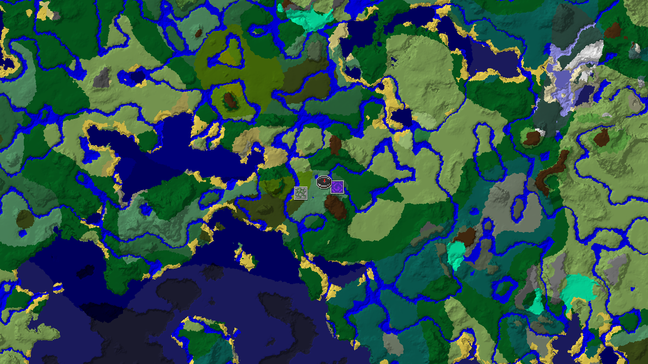 Spawn in Old Growth Birch, Near a Jungle Temple