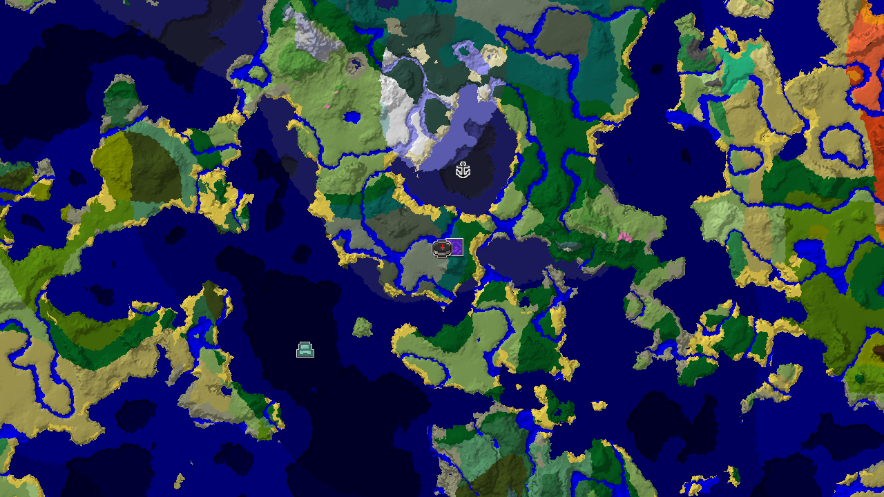 Ocean Monument and Taiga Start