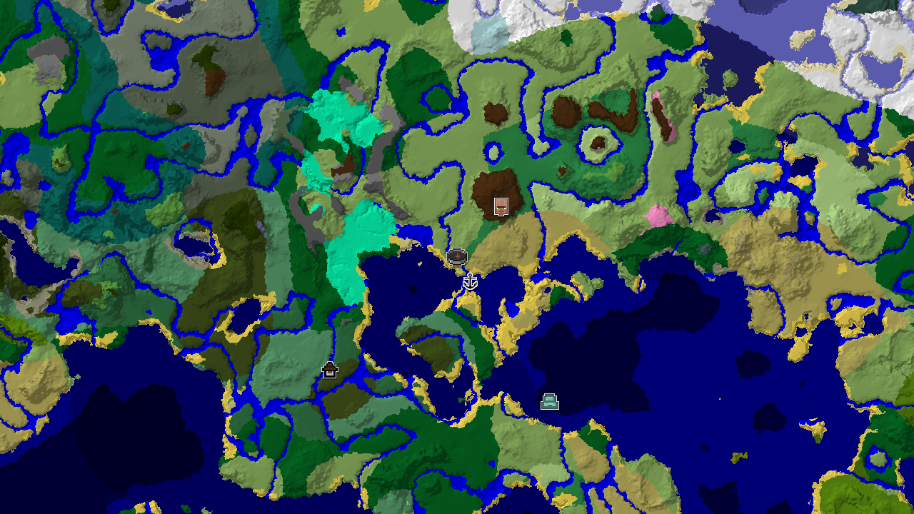 Flower Forest and Shipwreck Near Spawn