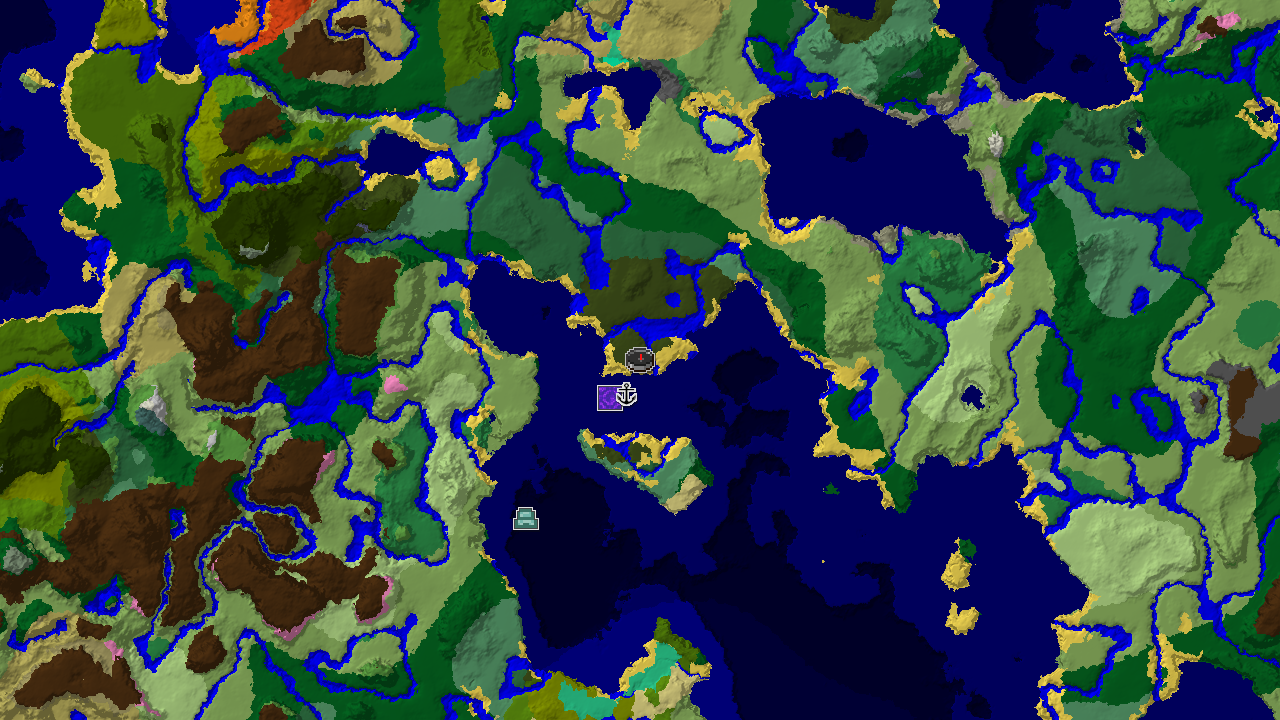 Dark Forest Spawn Near an Ocean Monument