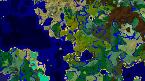 Jungle Spawn with Nearby Bamboo and Ocean Monuments