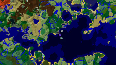 Ocean Monument and Shipwreck Near Forest Spawn