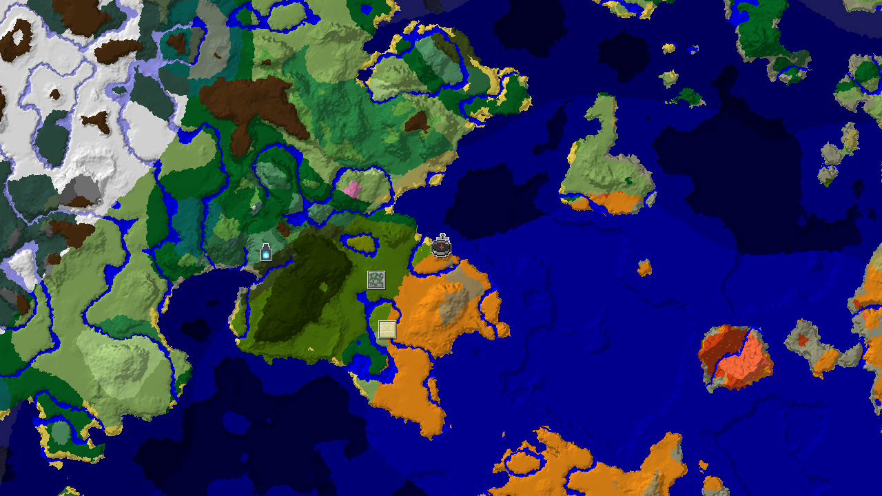 Spawn Near a Shipwreck, Jungle, and Badlands
