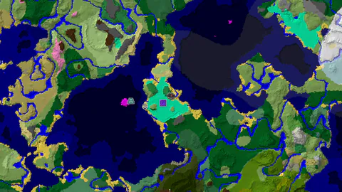 Spawn Near a Rare Flower Forest and Ocean Monument