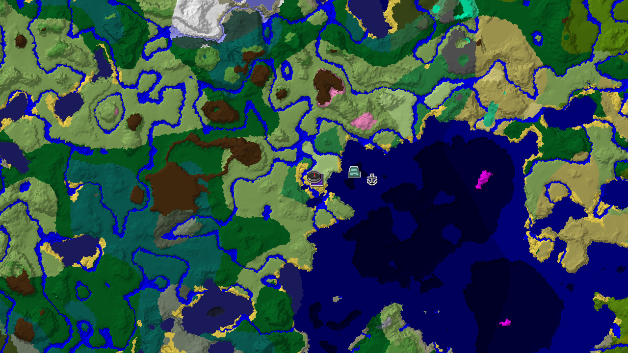 Flower Forest Start with Ocean Monument Nearby