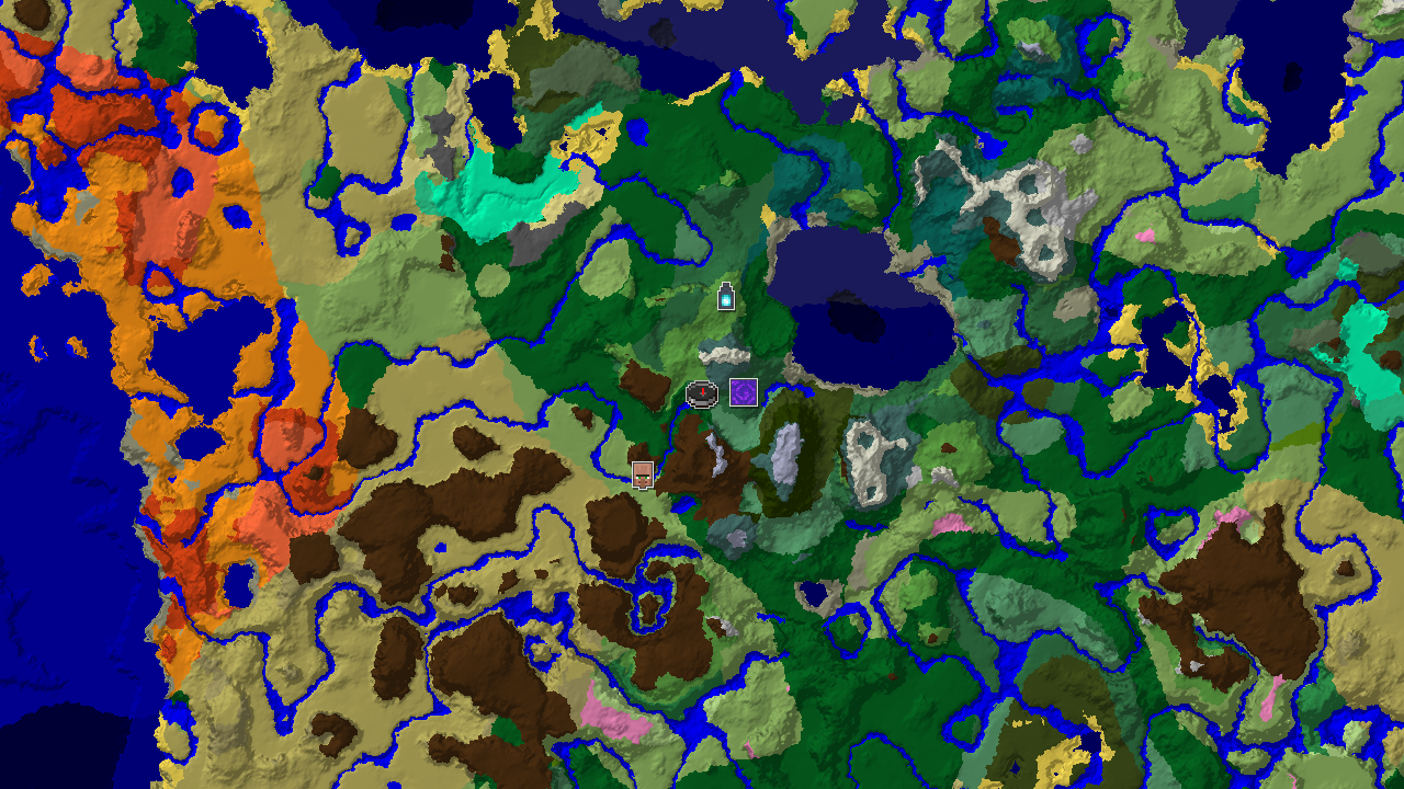 Forest Spawn with a Close Ancient City and Jagged Peaks