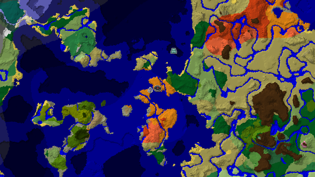 Ocean Monument Near Desert Spawn