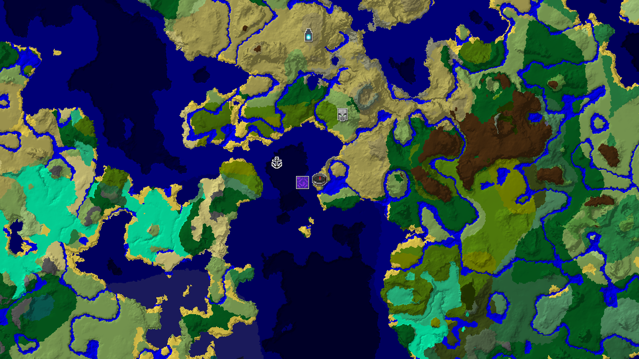 Ancient City near Spawn with Lush Jungle Coast