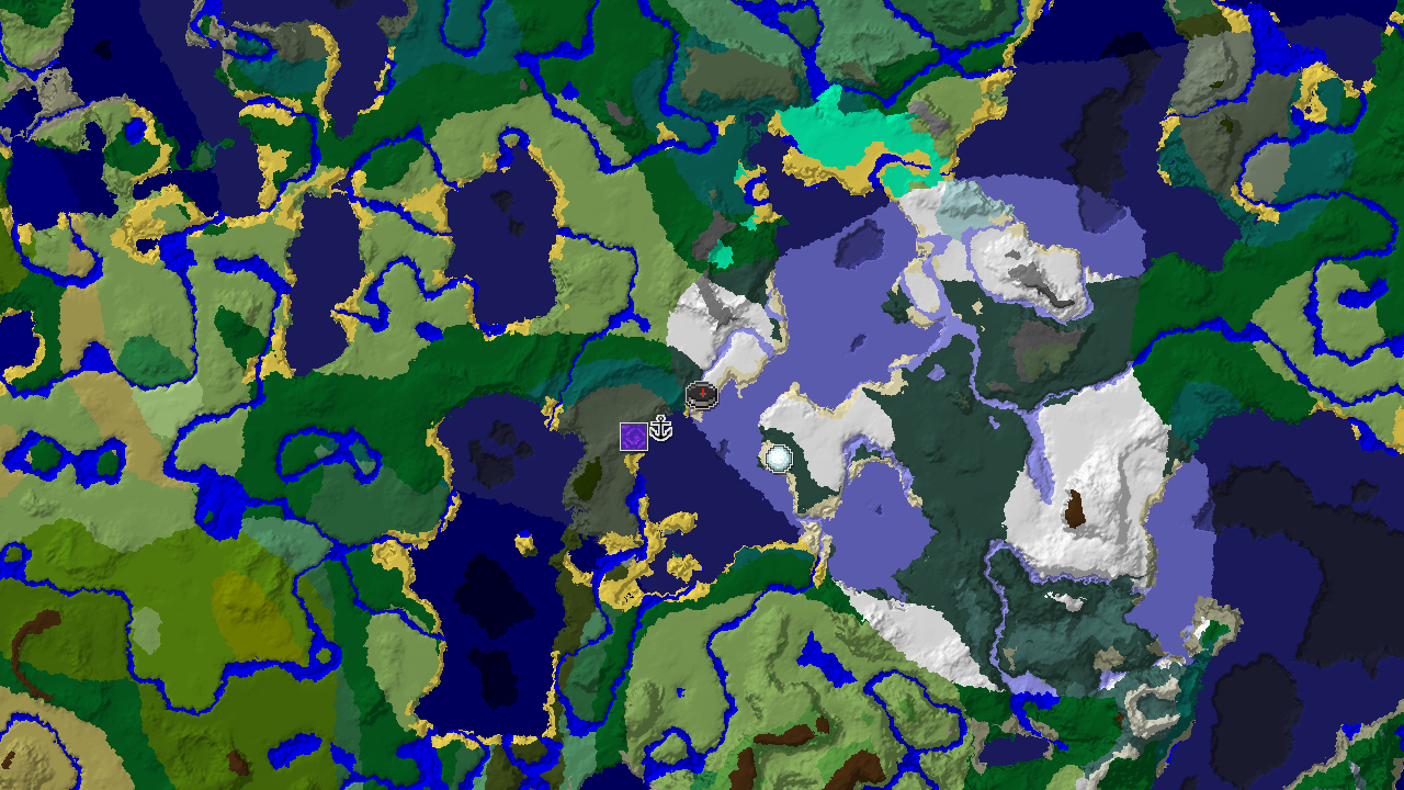 Spawn in Snowy Plains, Near Windswept Gravelly Hills