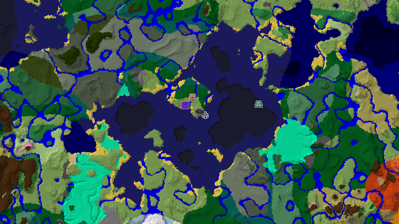 Spawn in Plains with Close Structures and Cold Ocean