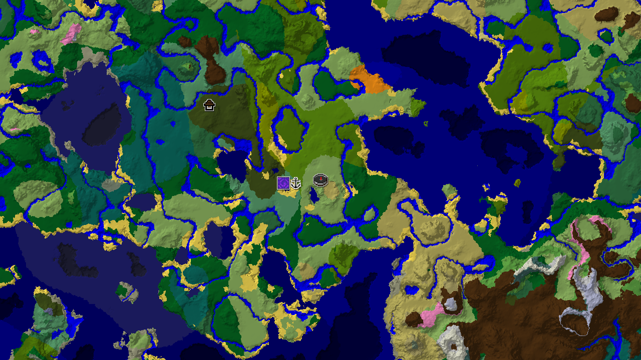 Woodland Mansion Near Spawn Amidst Diverse Biomes