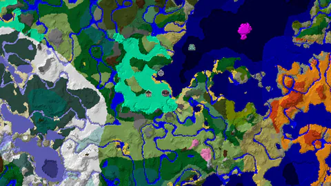 Swamp Spawn with Nearby Monument and Witch Hut