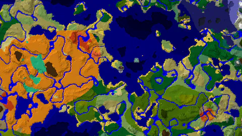 Ocean Monument Near Spawn with Diverse Biomes