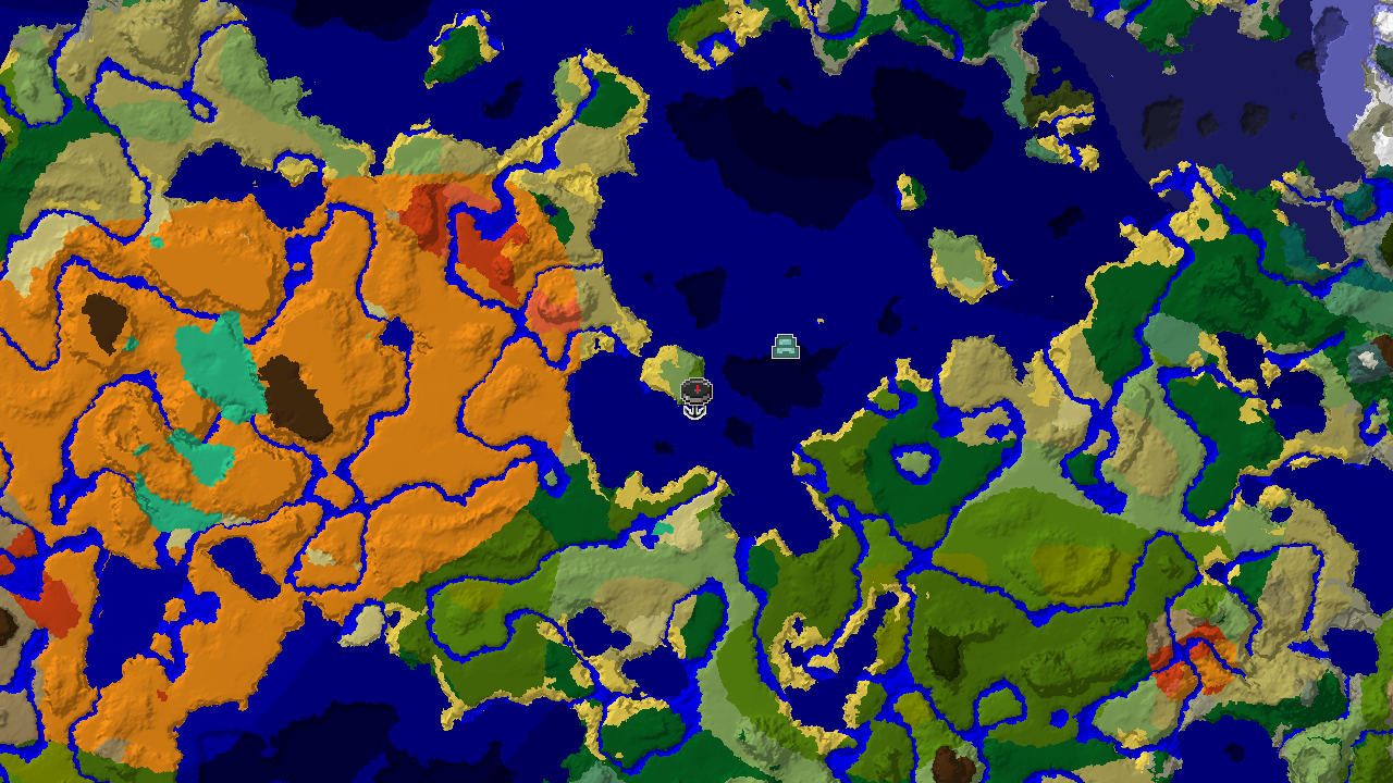 Ocean Monument Near Spawn with Diverse Biomes
