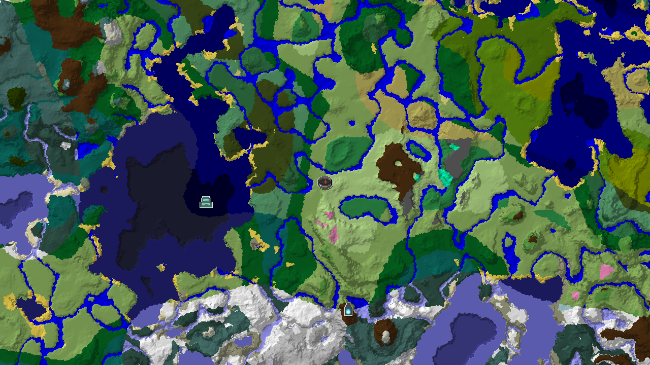 Flower Forest and Wide Biome Variety Near Spawn