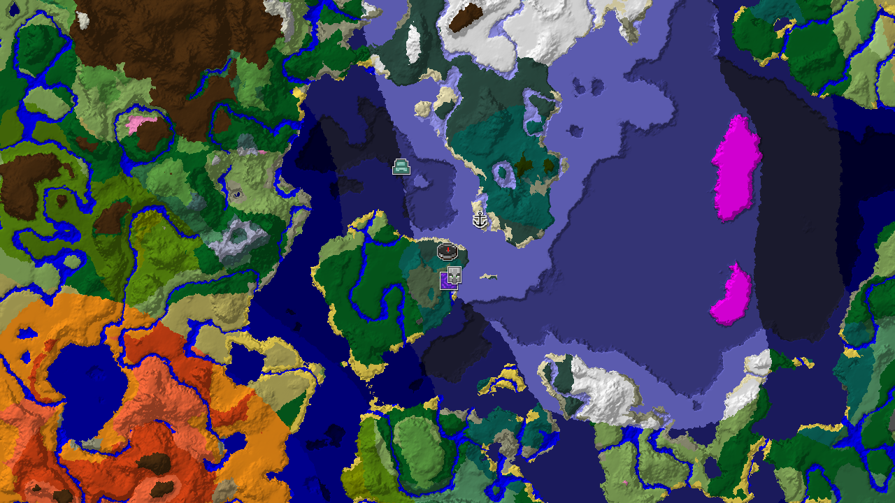 Spawn in Snowy Taiga, Near Pillagers and Ocean Monument