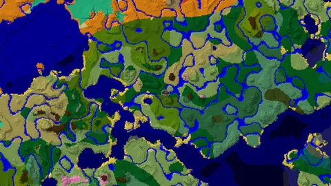 Varied Biomes and a Nearby Savanna Village