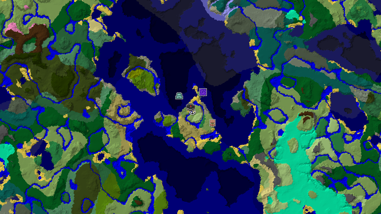 Flower Forest and Shipwreck Near Plains Spawn