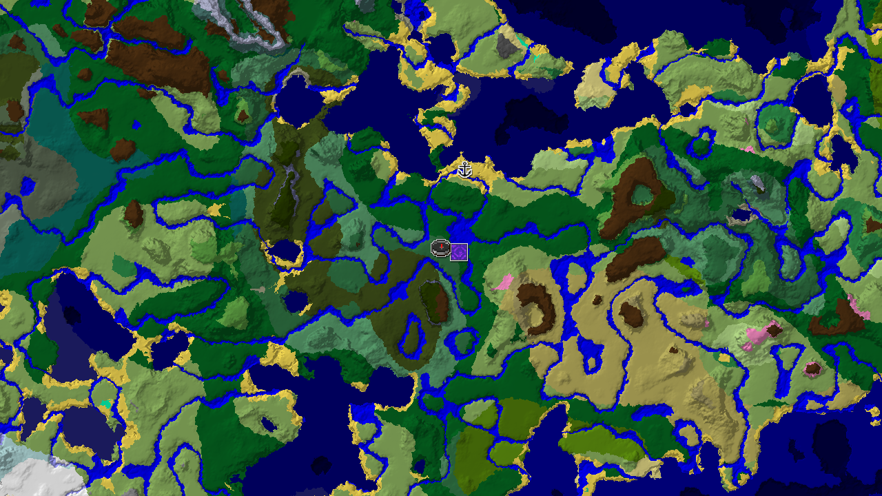 Pale Garden and Varied Forests Near Spawn