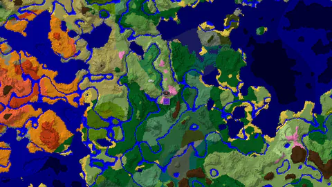 Cherry Grove Spawn with Varied Nearby Biomes