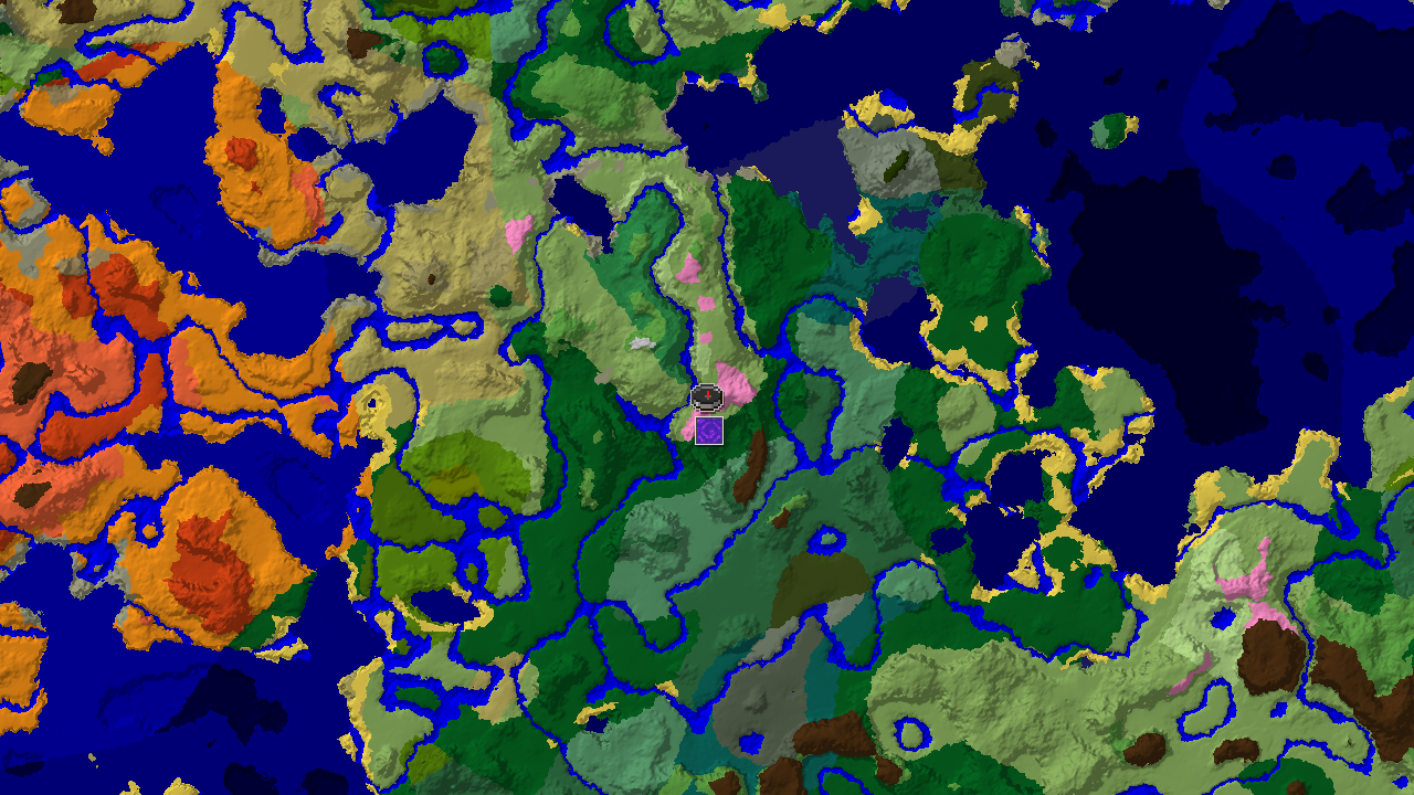 Cherry Grove Spawn with Varied Nearby Biomes