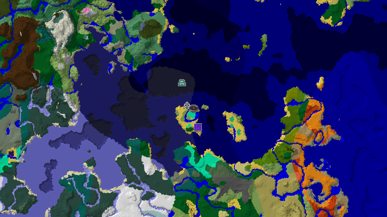 Swamp Spawn with Nearby Ocean Monument and Shipwreck