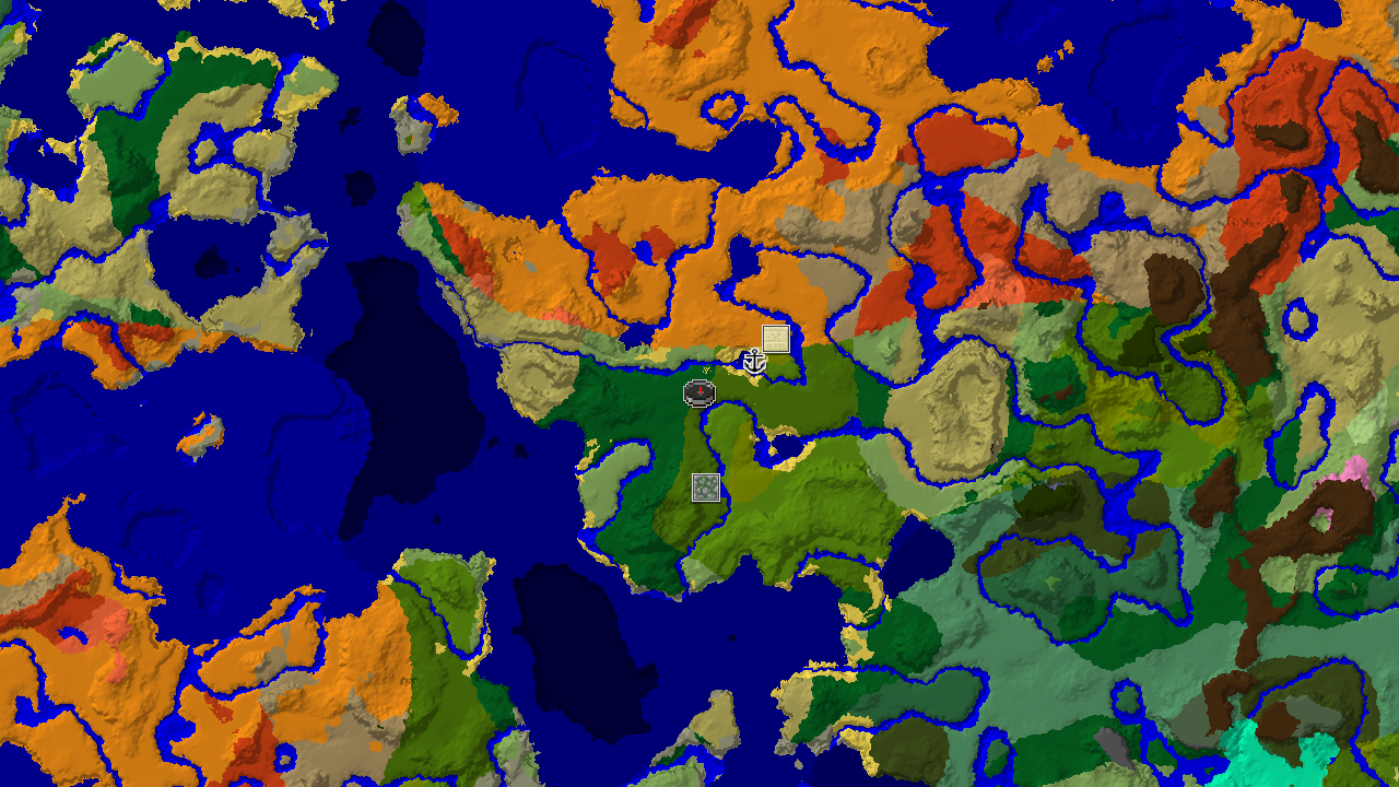 Spawn in Forest with Nearby Jungles and Desert Temple