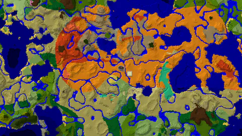 Desert Spawn with Immediate Village and Badlands Nearby