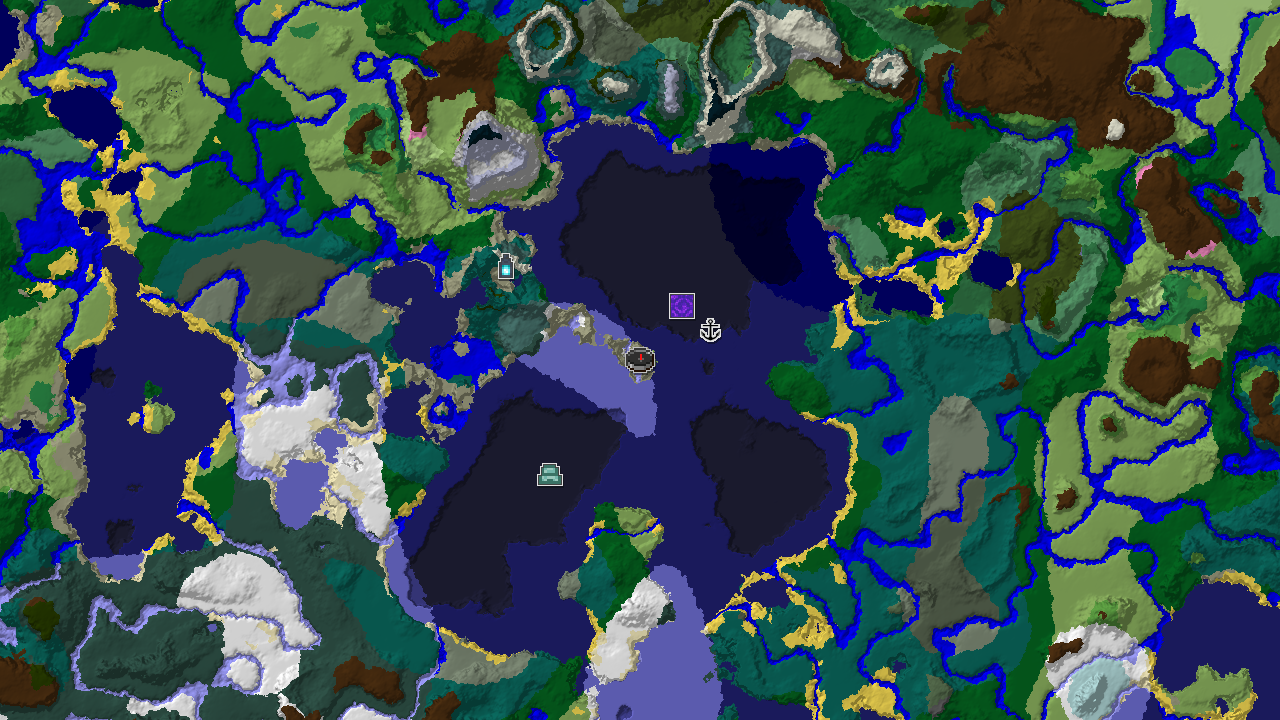 Frozen Ocean Spawn with a Nearby Ancient City