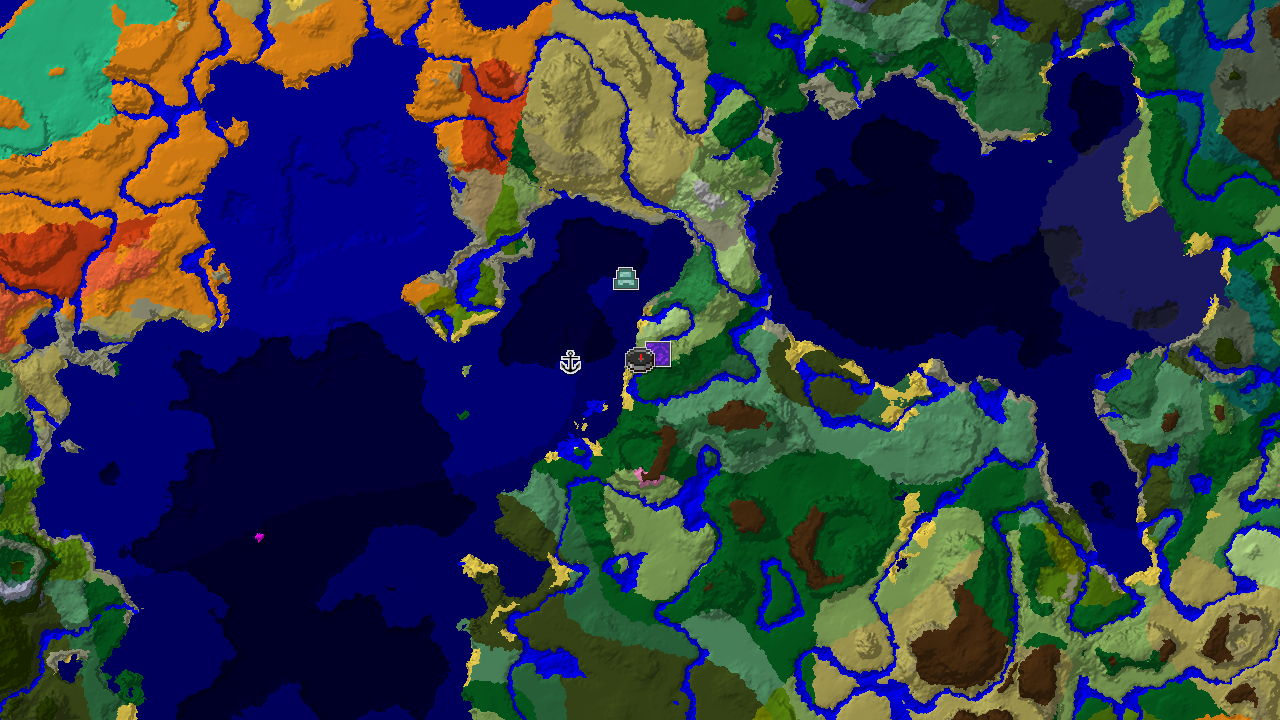 Flower Forest and Ocean Monument Near Spawn