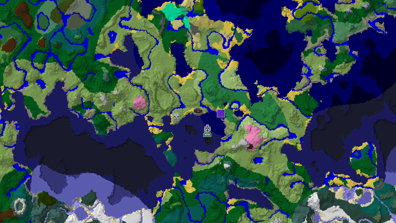 Flower Forest and Ocean Wonders Near Spawn