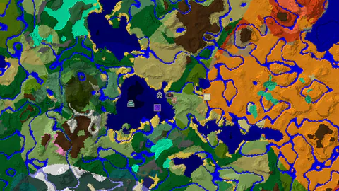 Village and Shipwreck at Spawn, Jungle Nearby