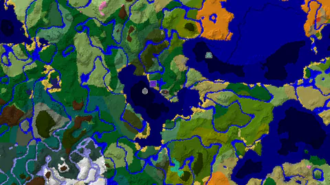Ocean Monument Near Spawn with Diverse Biomes