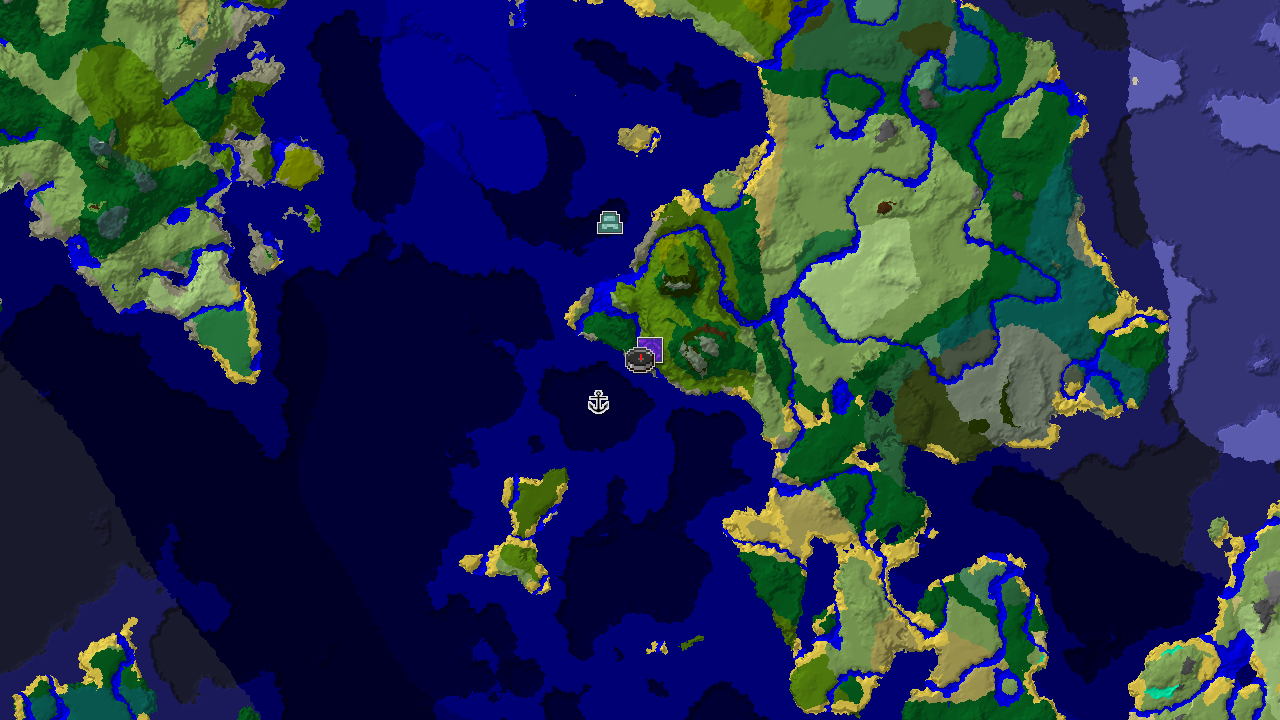 Jungle Spawn with Nearby Ocean Monument and Shipwreck