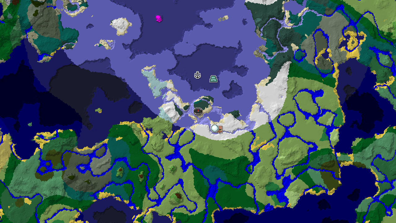 Snowy Taiga Spawn with Nearby Ocean Monument and Village