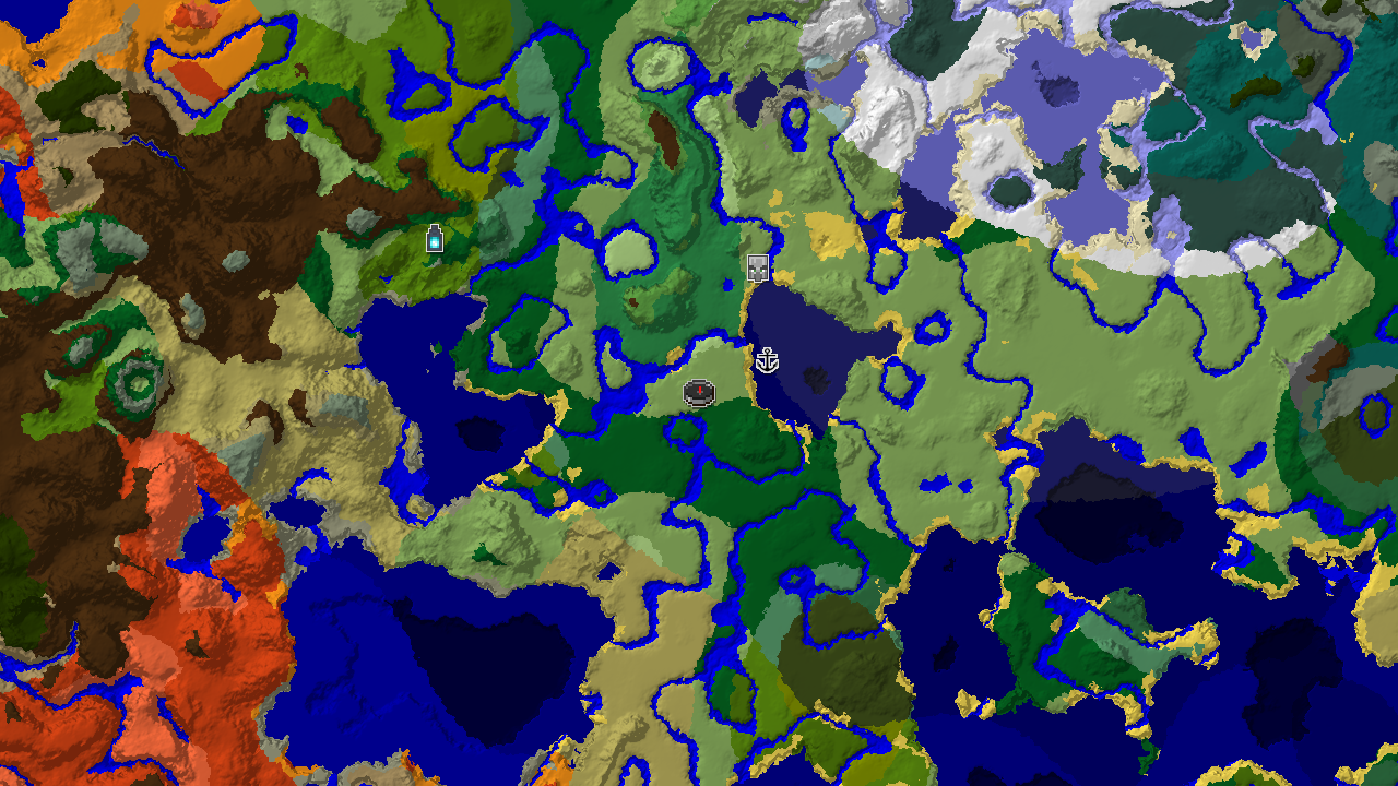 Spawn Near a Flower Forest and Shipwreck