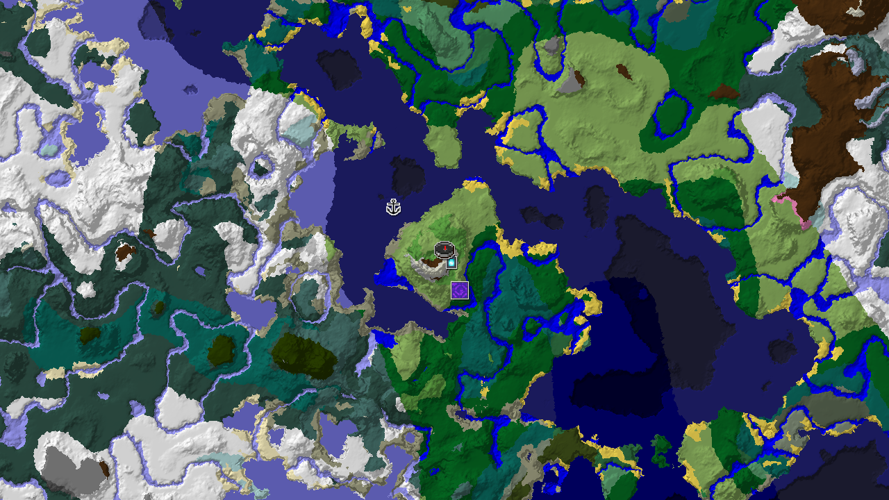 Spawn Near a Jagged Peaks, Ancient City, and Ocean