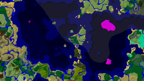 Close Ocean Monument and Coastal Exploration Seed
