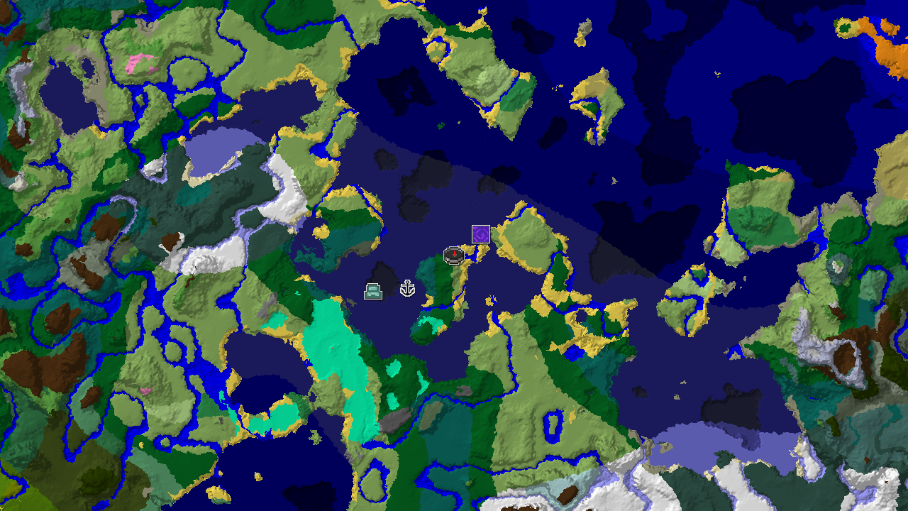 Ocean Monument Near Spawn with Diverse Biomes